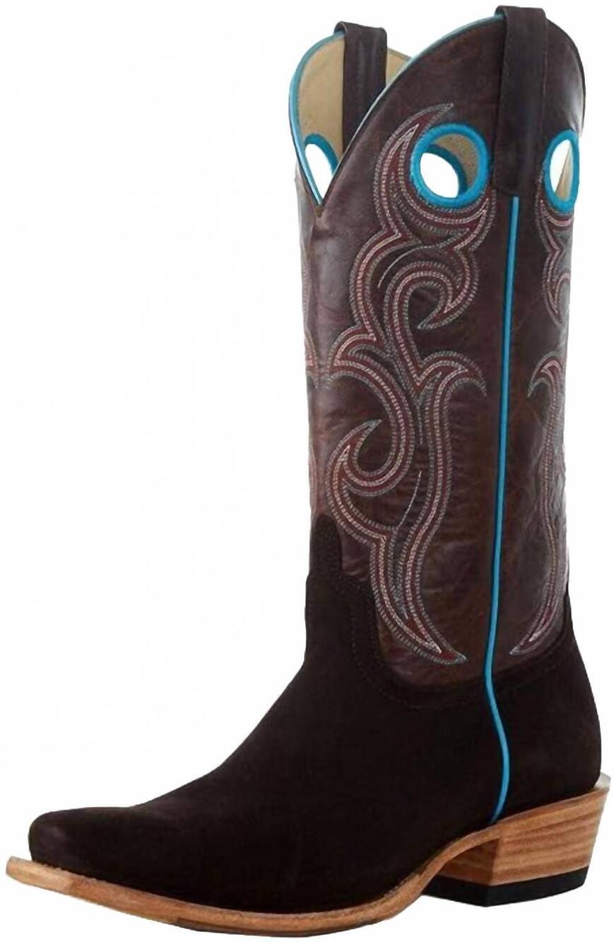 NEW ANDERSON BEAN BOOTS women's macie bean western boot in chocolate